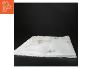 Broderet bordløber med blomster fra Lene Bjerre Design (str. 128x41 cm)