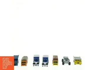 Samling af modelbiler og lastbiler (str. 7 x 4 cm)