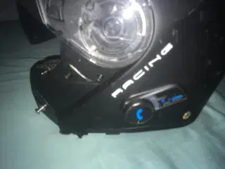 Flip-up hjelm XL, styrtefri, næsten ny