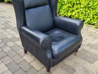 Sort læderstol