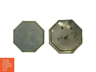 Vintage metal kagedåse fra Peek Frean & Co Ltd (str. H. 13,5 cm ø. 12 cm)