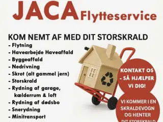 Flytning og andet hjælp
