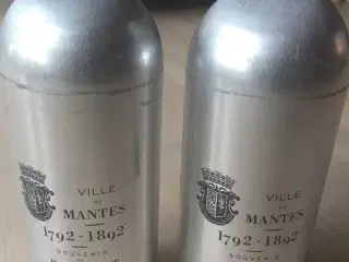 Franske flasker i aluminium