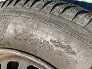 Vinterdæk på stålfælge 