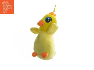 Gul plys kylling (str. 19 cm)