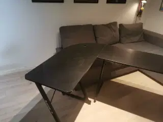 Gamer skrivebord - pæn stand - kan vendes