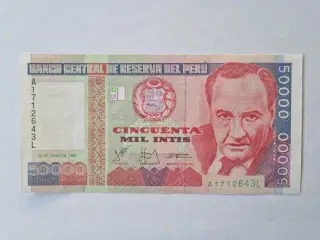 50000 Intis Peru 1988