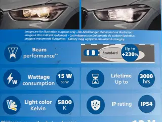 Philips H7-led forlygtepærer til salg