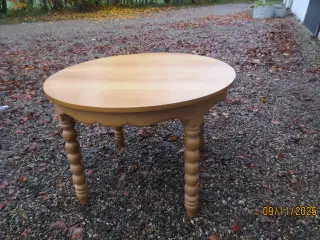 1 stk Rundt Rosengaard Egetræs bord Massiv