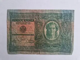 100 Kronen Austria-Hungary - Slidt