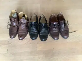 Fine sko med lædersål