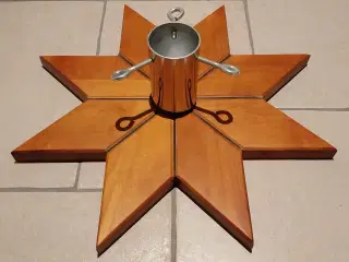 Juletræsfod i træ, NY