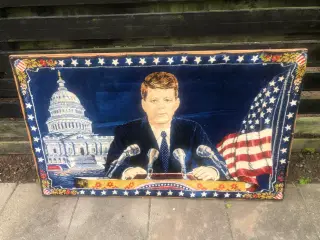 Flot vægtæppe JFKennedy