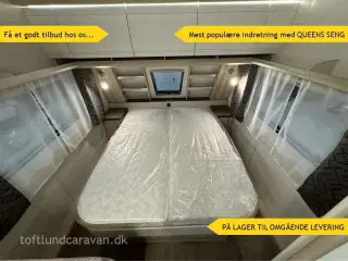 2024 - Hobby De Luxe 460 SFf   LAV VÆGT. FÅ ET EKSTRA GODT TILBUD. m/QUEENS SENG ! NU PÅ LAGER TIL OMGÅENDE LEVERING !