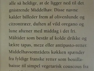 den store bog om middelhavskøkkenet, emne: mad og 