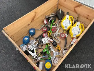 Faldsikringsydstyr Tractel, petzl