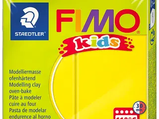 FIMO® Kids ler, gul, 42g/ 1 pk.