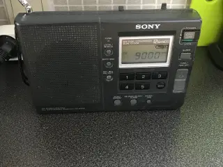 Sony Worldradio med vækkeur