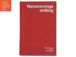 Gyldendals Retskrivningsordbog fra Gyldendal