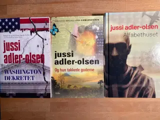 Jussi Adler-Olsen bøger. 10 kr/stk-20 kr for 3 stk