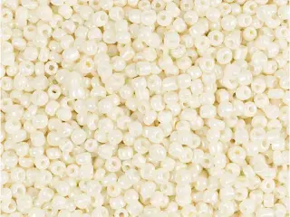 Rocaiperler, diam. 1,7 mm, str. 15/0, hulstr. 0,5-0,8 mm, perlemor, 25g/ 1 pk.