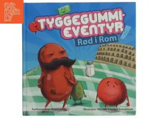 Tyggegummi eventyr, Rød i Rom af Alan Emmins og illustrator Morten Fogle Christensen (Bog) fra Happy Ink Publishing