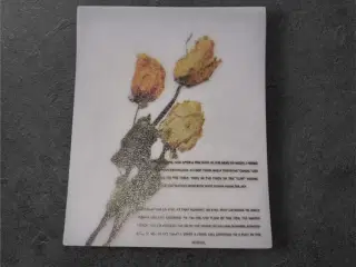 Botanisk mini-tryk: Rose Fall – visuel poesi