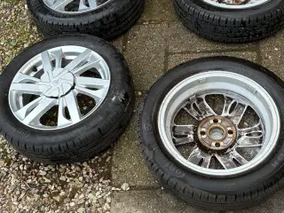 Sommer dæk på alufælge 