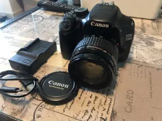 Canon 550D med tilbehør