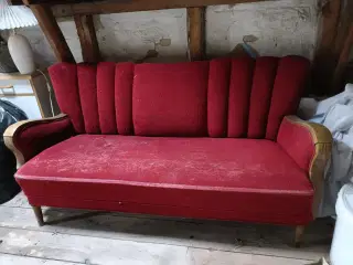 Ældre 3 personers sofa 