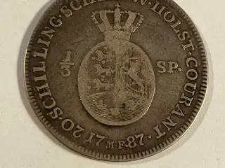 1/3 speciedaler 1787 Slesvig-Holsten