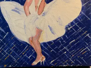 Akrylmaleri 30x30. Marilyn Monroe.