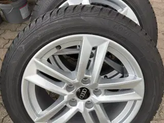 17” alufælge m. Dæk 5x112