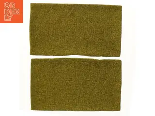 Oliven-grønne pudebetræk (str. 57x33 cm)