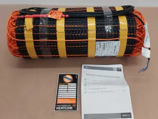 Gulvvarmemåtte, Heatcom 11,3 m2. Ubrugt