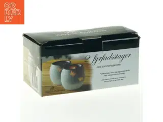 Fyrfadsstage sæt fra Classic Collection (str. 16,5x8 cm)