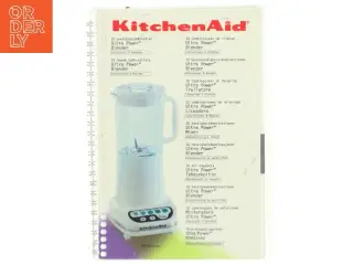 Brugsanvisning til KitchenAid blender fra KitchenAid