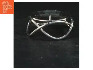 Metal lysestage fra Georg Jensen (str. 9x4 cm)