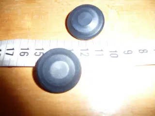 2 blå gamle knapper