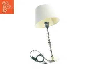 Bordlampe med stofskærm (str. 55 x 25 cm)