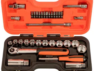 Topnøglesæt mm 3/8\" 4kt. SL34