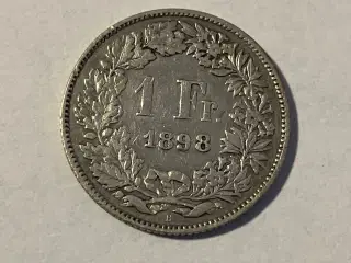 1 Franc Switzerland 1898