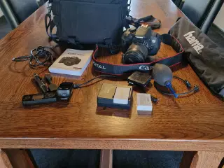 Canon Digital DSLR Kamera med Tilbehør