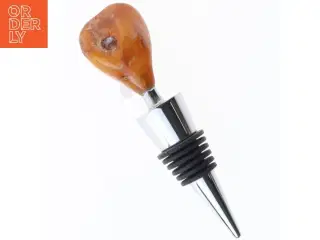 Vinprop med rav-håndtag (str. 11 x 3 cm)
