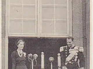 Kongeparet ved Proklamationen - u/no - Ubrugt