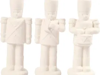 Nøddeknækker, H: 14 cm, hvid, 3stk./ 1 pk.