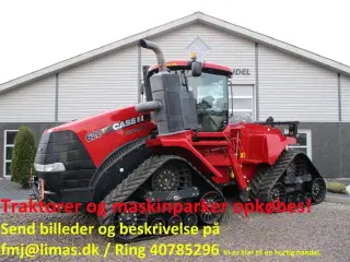 - - - TRAKTORER OG MASKINPARKER KØBES KONTANT I REN HANDEL