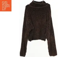 Brun striktrøje fra Divided (str. S)