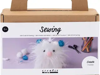 Mini DIY Kit Syning, Monster, ass. farver, 1 pk.