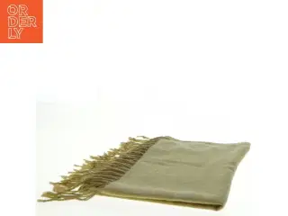 Pashmina tørklæde med frynser, råhvidt, ubrugt (str. 175 x. 65 cm)